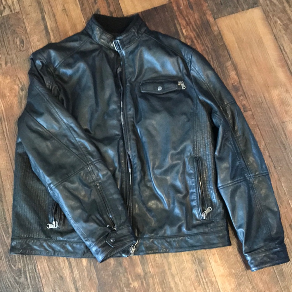 Emanuel Ungaro Men’s Leather Moto jacket